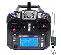 DTXMX Flysky FS-i6 2.4GHz 6 Channel Transmitter RC Remote Control with Receiver FS-iA6 Radio Control System for RC Quadcopter Fixed Wing Helicopter (Mode-2)