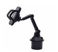 DTYBJN Automobile Accessories Phone Water Cup Holder Mount Car Interior Accessories Anti-slip Adjustable Long Tube Cell Navigation Suppor Rotation Phone Stand(Grey)