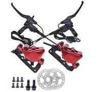 DTYBJN Bike Brake Drum Bicycle Caliper Chain Sheet Brake Handle Hydraulic Disc Brake Bike Replacement Shift Sensor Bike Rear Brake Drum(Rear Front Set)