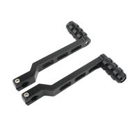 DTYBJN Recoil Moto Start Motorcycle Heel Toe Shift Levers Shifter Pegs Fit for Harley Road Glide Street Trike FL Softail Touring Motorcycle Gear Accessories Black Starter Recoil(Black)