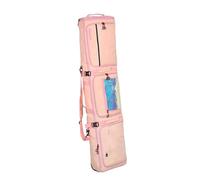 DTYBJN Skiing Skating Rucksack Shoulder Ski Backpack Waterproof Snowshoes Bag Single Double Board Universal Snowboard Case On Wheels Ski Boot Bag(Pink (150-165))