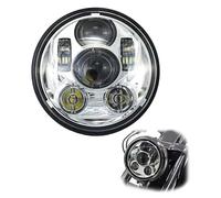 DTYPK lamp Part For Harley For Davidson Forty-Eight 2010 2011 2012 2013 2014 2015 Motorcycle Headlight Head Light Lamp Assembly(Silver)