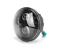 DTYPK lamp Part Motorcycle Headlight Head Light Lamp Assembly For Harley Seventy Two XL1200V Forty Eight XL1200X 2016(Black- Silver)