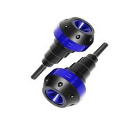 DTZAEUKE Pair Motorcycle Frame Sliders Crash Protector Aluminum Frame Protection Sliders for Ducati Monster S2 S4 S4R 400 600 750 800 900 1000 2001-2008, Optional M8 M10 Mounting Bolts,Blue-M10