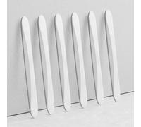 DTZAEUKE Universal Silicone Car Bumper Protector For Vauxhall Antara 2006-2019, 6PCS Anti-Collision Door Edge Guard Self Adhesive Scratch Protection Strip,White