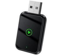 DTZAEUKE Wireless CarPlay Dongle for Audi A6 2017 2018 2019 2020 2021 2022 2023 2024, Adapter Convert Factory Wired CarPlay Wireless Android Auto Box Plug Play CarPlay Cars,Black