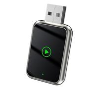 DTZAEUKE Wireless CarPlay Dongle for Audi Q2 2017 2018 2019 2020 2021 2022 2023 2024, Adapter Convert Factory Wired CarPlay Wireless Android Auto Box Plug Play CarPlay Cars,Silver
