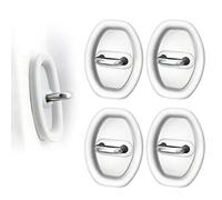 DTZHANGZE 4 Pcs Car Door Lock Damper for Ford KUGA 3 (III) 2019-2026 Silicone Noise Reduction Protection Shock Absorber Buffer Pad Trim Accessories,White