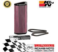 Du-1007 K&N Washable Air Filter Ducati Diavel 1198 2016 2017 2018