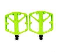 DU Bearing Pedals for Hardtail Full Suspension and Bicycles Featuring AL6061 Frame and Low Maintenance Design (green)