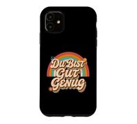 Du Bist Gut Genug German Meme Quote Case for iPhone 11