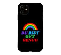 Du Bist Gut Genug German Meme Quote Case for iPhone 11