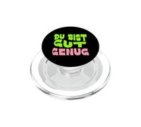 Du Bist Gut Genug German Meme Quote PopSockets PopGrip for MagSafe