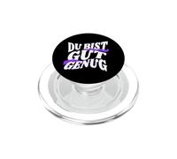 Du Bist Gut Genug German Meme Quote PopSockets PopGrip for MagSafe
