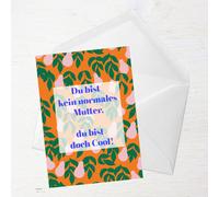 Du Bist Kein Normales Mutter, Du Bist Doch Cool! Greetings Card - Large Card