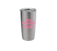 Du musst Nicht - Positive Affirmations Stainless Steel Insulated Tumbler