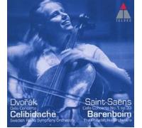 DU PRE/CELBIDACHE/+- KONZERT FÜR CELLO CD KLASSIK NEW DVORAK/SAINT-SAENS