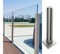 Du s Railing Post Connector for Windproof Fencing Patio Gazebo Wind Panel Spigots for 2/5 & 1/2 Inch s Ground Mount Balusters for Dec & Balconies