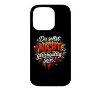 Du sollst nicht gleichgültig sein! Case for iPhone 14 Pro