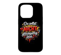 Du sollst nicht gleichgültig sein! Case for iPhone 15 Pro