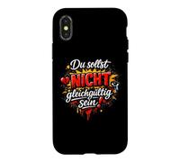 Du sollst nicht gleichgültig sein! Case for iPhone X/XS