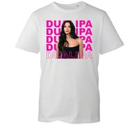 Dua American Singer T-Shirt, Funny Lipa Musician UK Tour Fan Music Lover Shirt, Gift Unisex Tee Top (White, 7 Years)
