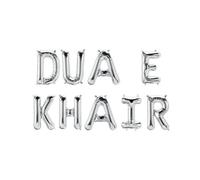 Dua E Khair Foil Balloons - Silver