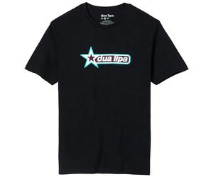 Dua Lipa Official Merch DL Logo T-Shirt, Black