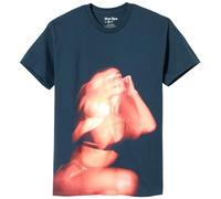 Dua Lipa Official Merch Illusion T-Shirt, Blue Dusk