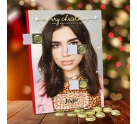 Dua Lipa Personalised Chocolate Advent Calendar