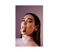 Dua Lipa Poster Canvas Poster Bedroom Decor Landscape Decor Gift 12x18inch(30x45cm)