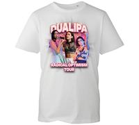 Dua Radical Optism Tour T-Shirt, Funny Lipa American Singer Musician UK Tour Concert Fan Shirt, Gift Unisex Tee Top (White, 11 Years)