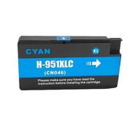 DUAEANXI 950XL 951XL Ink Cartridge Compatible for Offic-eJet Pro 8100 8600 8610 8630 8650 8660 251dw 276dw(C 1PC)