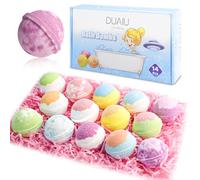 DUAIU Bath Bombs for Women Gift Set 14 Pcs Fizzy Bubble Bath Bombs with Essential Oil Natural Organic Perfect for Bubble Spa Bath Birthday Mothers Day Gifts Idea for Her Wife Monther and Girlfriend