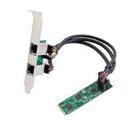 Dual 2.5 Gigabit M.2 M+B Key Ethernet Network Expansion Card