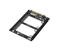 Dual 2.5" Msata to SATA III SSD with Frame Bracket - Store MSATA SSD as 7mm 2.5" SATA Drive, Easy to Use