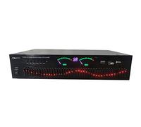 Dual 20 Band Graphic Equalizer, Digital Audio Effects Controller, HiFi Home EQ Tuning, Stereo Treble Mid Bass Adjustment, Built-in Bluetooth and USB Support