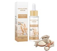 Dual-Action Brightening Rice Essence, Radiant Rice Essence Twin Bottle Set, White Rice Essence + Black Rice Essence, Gentle Exfoliating Face And Body Scrub Suitable for All Skin Types (A)