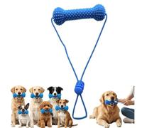 Dual-Action Canine Dental Prop, Interactive Dog Toys, Dog Teeth Cleaning Tools with Rope, Indestructible Interactive Tug of War Pet Toy for Small Medium Large Dog (1PC)