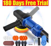 Electric Car Buffer Polisher Sander Rotary Polishing Machine 5" Pads 5000W 240V