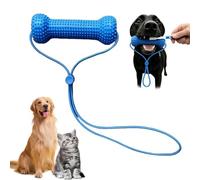 Dual-Action Dog Dental Care Tool Dental Chew Stick for Teeth Cleaning & Grinding Features a Pull Rope Reusable Suitable for Small, Medium, and Large Dogs Pet Oral Care（1pcs）