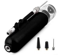 Dual Action Hand Pump for Sports Ideal for Inflating Basketballs, Footballs, and Volleyballs (Black)