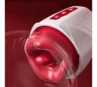Dual-Action Sucking Vibrator with 10 Vibrating & Licking Modes, Waterproof Adult Toy for Intense Clitoral & Sensual Stimulation