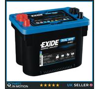 Dual Agm Superior Battery EP450 Exide Genuine Top Quality Replacement New