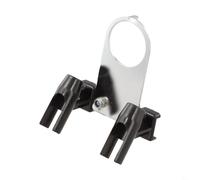 Dual Airbrush Holder for Compressor Stand Silver