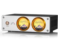Dual Analog VU Meter Sound Level Indicator with DB Panel for Home Theater and Stereo Speakers - RGB Colour and Brightness Adjustment