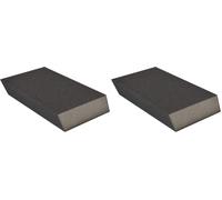 Dual Angle Drywall Sanding Block Fine 120G (Pack of 2)