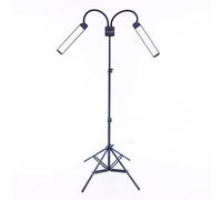 Dual Arm LED Portable Lighting+Free Mobile Phone Bracket Adjustable Bright Lights - Designed for Lash, Tattoo, Nail and Makeup Artists or Photography, Reading, Streaming | Plug for UK