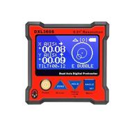 Dual-axis Electronic Level Angle Ruler Angle Gauge Protractor Without Magnetic Digital Display inclinometer Box(DXL360S)