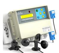 Dual Axis Solar Tracking Driver, Automatic Solar Tracking Driver, Solar Tracking System Control Kit with Solar Light Sensor, Wind Speed Sensor, 2 Sensor
